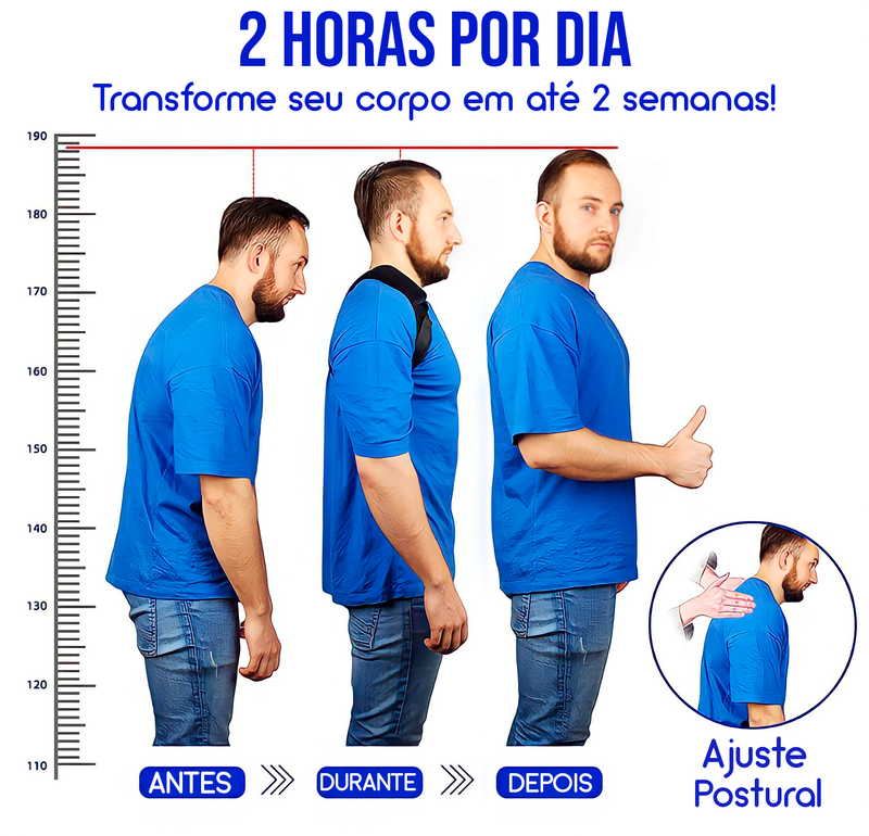  Corretor Postural Alivium - Conforto e Saúde