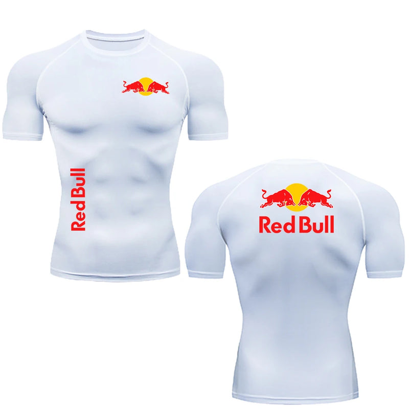 Camisetas Red Bull T-Shirt, não suam e são perfeitas para atividades físicas.