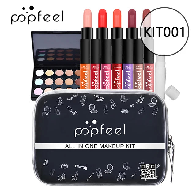 Kit Maquiagem POPFEEL Completo - 8/56 Peças