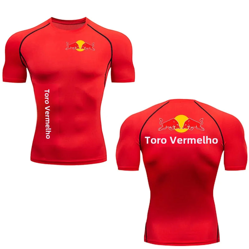 Camisetas Red Bull T-Shirt, não suam e são perfeitas para atividades físicas.