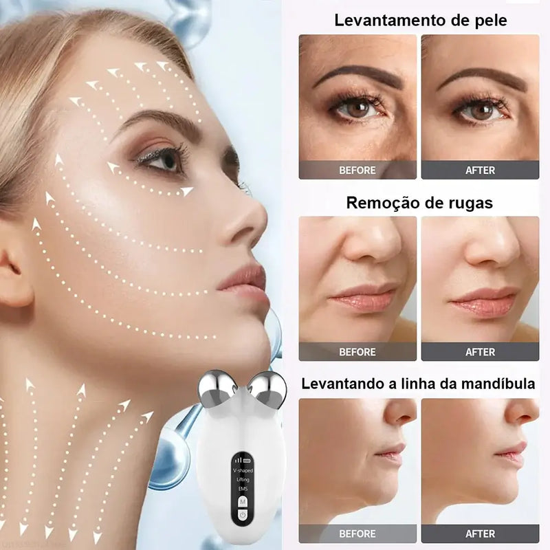 Massageador Facial Peicon EMS - Limpeza Profunda