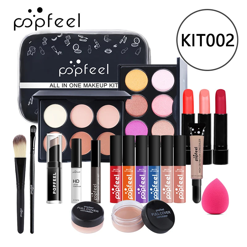 Kit Maquiagem POPFEEL Completo - 8/56 Peças