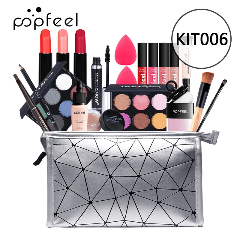 Kit Maquiagem POPFEEL Completo - 8/56 Peças