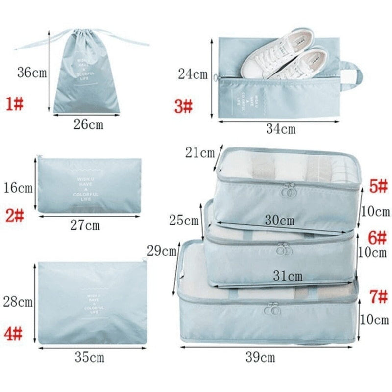 Kit 7 Bolsas STORAGE BAG - Promoção Imperdível!